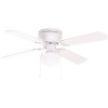 Littleton 42 in. LED Indoor White Ceiling Fan with Light Kit