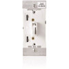 Leviton 300-Watt and 600-Watt Single-Pole/3-Way LED/CFL/Incandescent/Halogen Toggle Slide Universal Dimmer, White