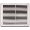 TruAire 30 in. x 14 in. White Fixed Bar Return Air Grille