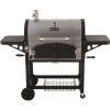 Dyna-Glo Heavy-Duty Extra-Large Dual Chamber Charcoal Grill in Black and Stainless Steel