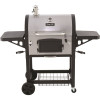 Dyna-Glo Heavy-Duty Large Charcoal Grill in Black and Stainless Steel