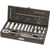 Channellock 3/8 in. Drive Metric Socket Set (18-Piece)