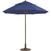 7.5 ft. Aluminum Patio Umbrella in Pacific Blue