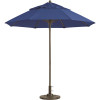 9 ft. Aluminum Patio Umbrella in Pacific Blue