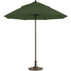 Windmaster 7.5 ft. Aluminum Market Patio Umbrella in Forest Green