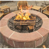 Pleasant Hearth 1/2 in. Thick 28 in. Wagon Wheel Steel Wood Grate