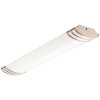 Lithonia Lighting FMLFUTL 4 ft. 37-Watt Brushed Nickel Integrated LED Linear Flush Mount