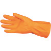 IMPACT PRODUCTS ProGuard Medium Orange Flock-Lined Chemical-Resistant Latex Gloves (2-Pair)