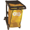 IMPACT PRODUCTS Yellow Janitor's Cart with Vinyl Bag