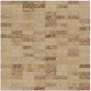 Inoxia SpeedTiles Lynx Mixed Brown 11.42 in. x 11.57 in. x 5 mm Stone Self-Adhesive Wall Mosaic Tile (11.04 sq. ft. / case)