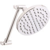 Premier 1-Spray 6 in. Single Wall Mount Fixed Rain Shower Head in Chrome