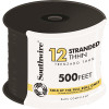 Southwire 500 ft. 12 Black Stranded CU THHN Wire