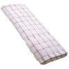 GANESH MILLS 15 in. x 25 in. White with Tan Check Pattern Premium Kitchen Towel (144 Each per Case)