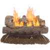 Pleasant Hearth Southern Oak 24.25 in. Vent-Free Dual Fuel Gas Fireplace Logs