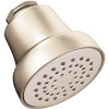 CLEVELAND FAUCET GROUP Cornerstone 1-Spray 2 in. Single Wall Mount Fixed Shower Head in Brushed Nickel