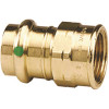 Viega ProPress 1-1/4 in. Press x 1-1/4 in. FPT Zero-Lead Bronze Adapter Fitting