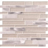 MSI White Wave Interlocking 11.75 in. x 12.5 in. Mixed Multi-Surface Metal Look Wall Tile (20 sq. ft./Case)