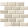 MSI Greecian White Beveled 12 in. x 12 in. x 10mm Polished Marble Mesh-Mounted Mosaic Tile