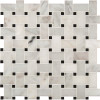 MSI Greecian White Basketweave 12 in. x 12 in. x 10 mm Polished Marble Mosaic Tile (10 sq. ft. / case)