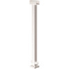 Peak Aluminum Railing 2 in. x 42 in. White Aluminum Deck Railing Mid Post