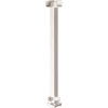 Peak Aluminum Railing 2 in. x 42 in. White Aluminum Deck Railing Corner Post