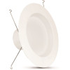 Feit Electric 5/6 in. 75-Watt Equivalent Selectable CCT CEC Title 24 Integrated LED White Recessed Retrofit Trim Downlight