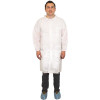 THE SAFETY ZONE 2X-Large White Safety Zone Polypropylene Lab Coat 3-Pockets Elasic Wrists Disposable (30 Per Case)