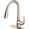Premier Westlake Single-Handle Pull-Down Sprayer Kitchen Faucet in Brushed Nickel Premier Westlake Single-Handle Pull-Down Sprayer Kitchen Faucet in Brushed Nickel