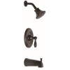 Premier Muir Single-Handle 1-Spray Tub and Shower Faucet in Bronze