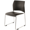 NATIONAL PUBLIC SEATING PADDED STACK CHAIR BLACK