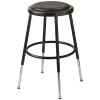 NATIONAL PUBLIC SEATING 18 IN HGT ADJ STOOL BLACK