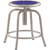 NATIONAL PUBLIC SEATING ADJ HGT STOOL PERS BLUE/GRY