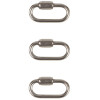 Everbilt 1/8 in. Zinc-Plated Quick Link (3-Pack)