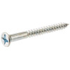 Everbilt #6 x 3/4 in. Phillips Flat Head Zinc Plated Wood Screw (100-Pack)