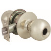 US Lock 2010 Series GR2 Entrance Ball Door Knob US3 Less Cylinder 2-3/8 in. Backset