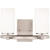 Sea Gull Lighting Alturas 2-Light Brushed Nickel Vanity Light Sea Gull Lighting Alturas 2-Light Brushed Nickel Vanity Light