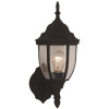 Generation Lighting Bakersville 1-Light Small Black Outdoor Wall Lantern Sconce