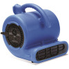 B-Air 1/4 HP Air Mover Blower Fan for Water Damage Restoration Carpet Dryer Floor Home and Plumbing Use in Blue