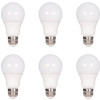Satco 40-Watt Equivalent A19 Medium Base LED Light Bulb, Cool White (6-Pack)