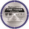 Avanti Pro 10 in. x 60-Tooth Fine Finish Circular Saw Blade