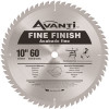 Avanti 10 in. x 60-Tooth Fine Finish Circular Saw Blade