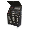 Extreme Tools 41 in. Extreme Portable Workstation 11-Drawer Tool Chest and Cabinet Combo in Black