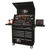 Extreme Tools 41 in. 11-Drawer Tool Chest and Cabinet Combo in Black