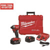M18 FUEL 18V Lithium-Ion Brushless Cordless 1/4 in. Hex Impact Driver Kit with Two 5.0Ah Batteries Charger Hard Case