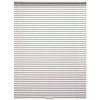 Designer's Touch White Cordless Room Darkening 1 in. Vinyl Mini Blind for Window or Door - 35 in. W x 64 in. L
