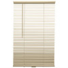 Designer's Touch COPY 0 Alabaster Cordless Room Darkening 1 in. Vinyl Mini Blind for Window or Door - 23 in. W x 48 in. L