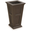 Mayne Fairfield 28 in. Tall Self-Watering Espresso Polyethylene Planter