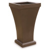 Mayne Bordeaux 40 in. Tall Espresso Polyethylene Planter