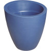 Mayne Modesto 30 in. Round Neptune Blue Polyethylene Planter Mayne Modesto 30 in. Round Neptune Blue Polyethylene Planter