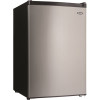 Danby 4.5 cu. ft. Mini Fridge with Freezer Section in Black/Stainless Steel